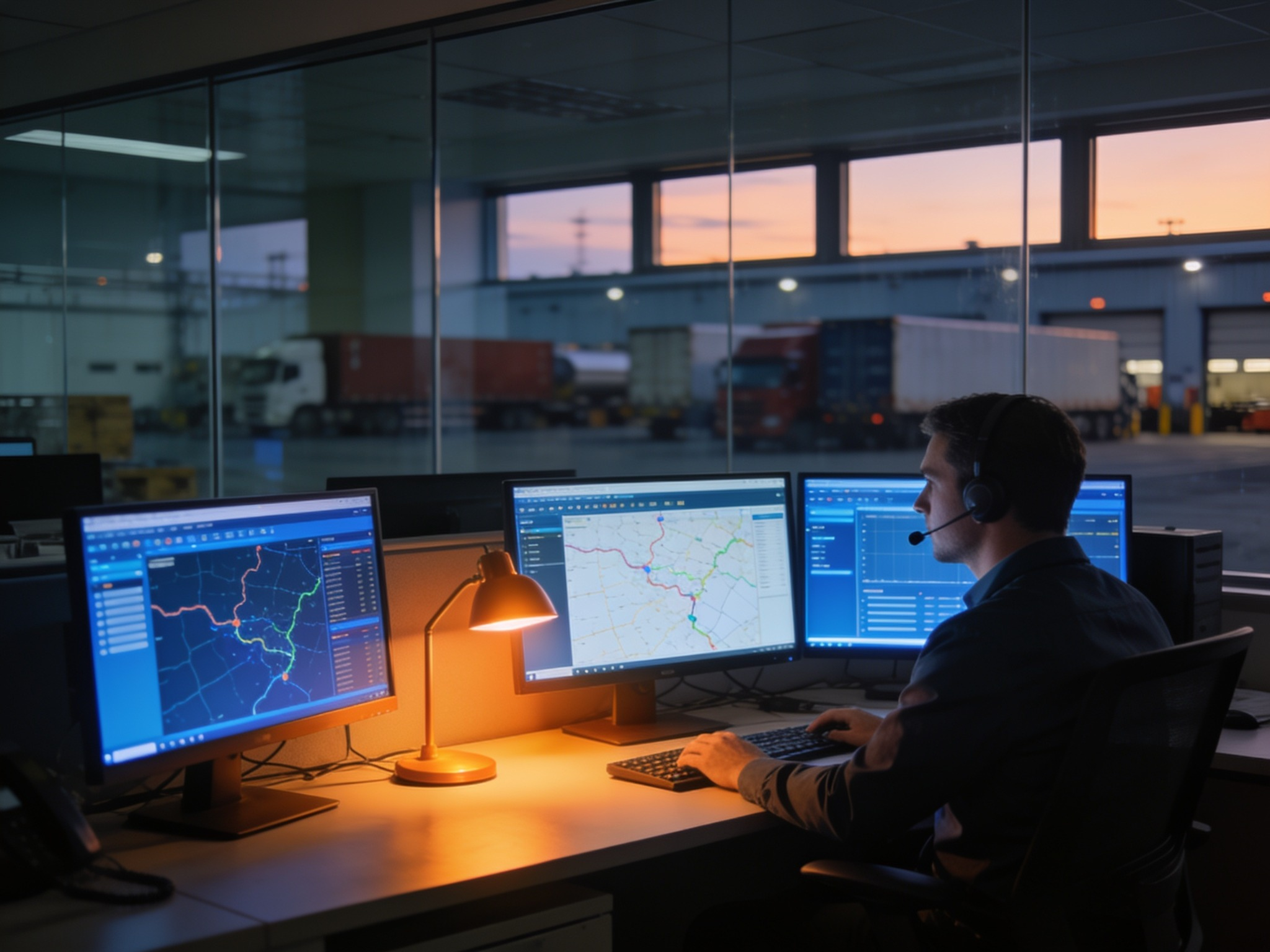 Dispatcher working